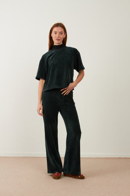 Pantalon velours Cola - Vert
