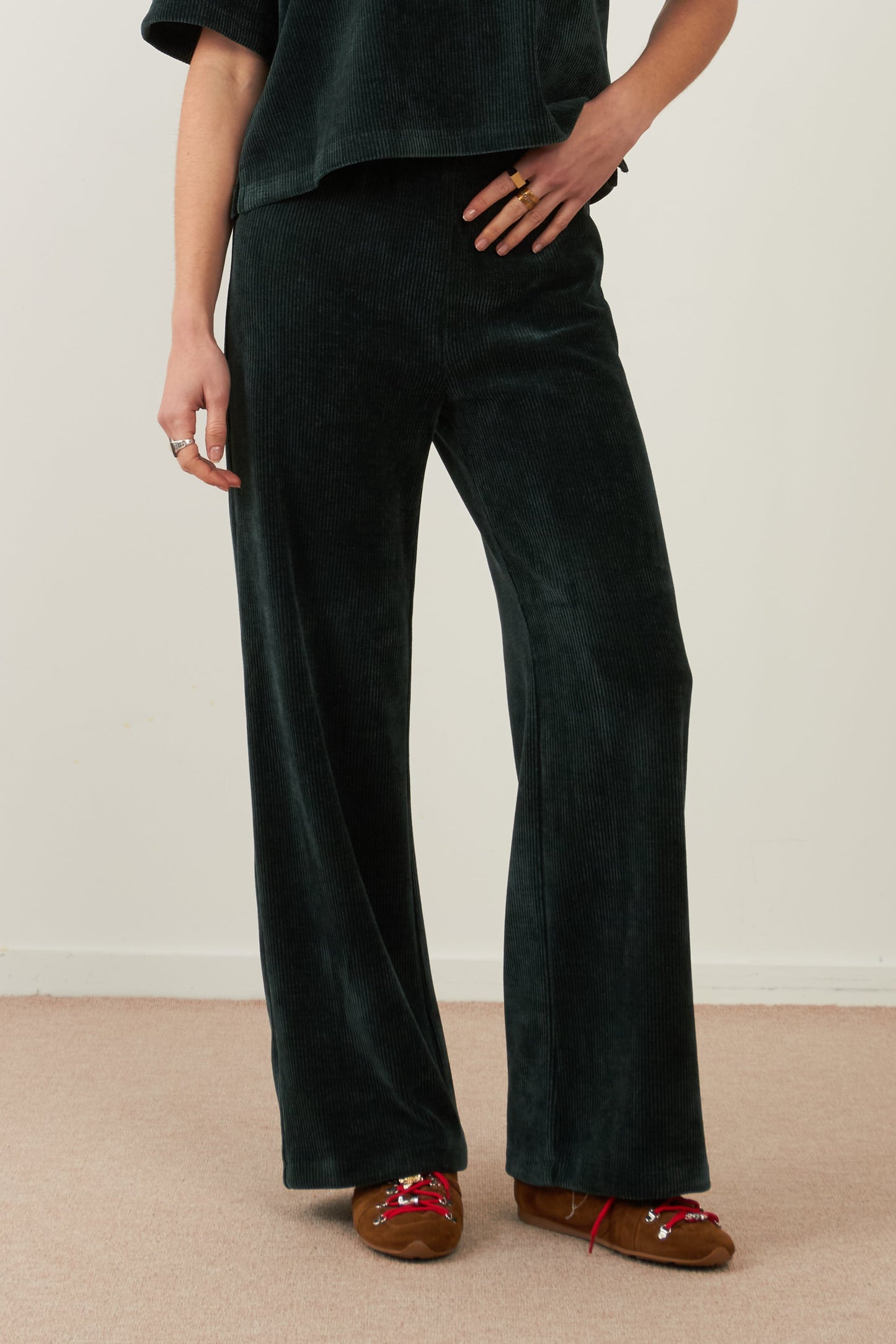 Pantalon velours Cola - Vert