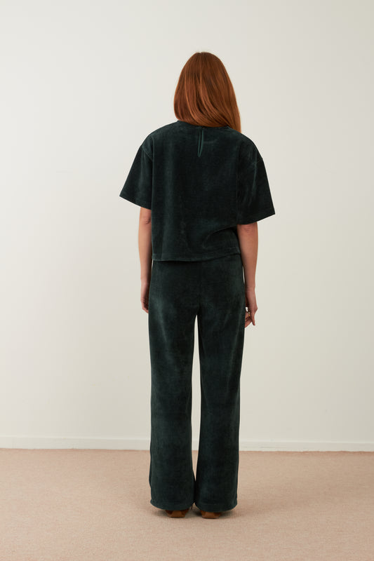 Pantalon velours Cola - Vert