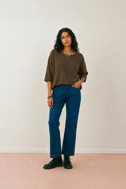 Pull angora Ida - Chocolat