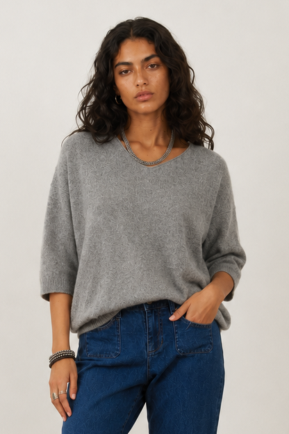 Pull angora Ida - Gris