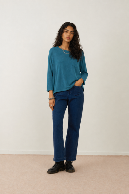 Pull laine Loreta - Canard