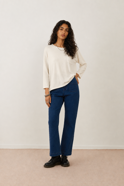 Pull laine Loreta - Ecru