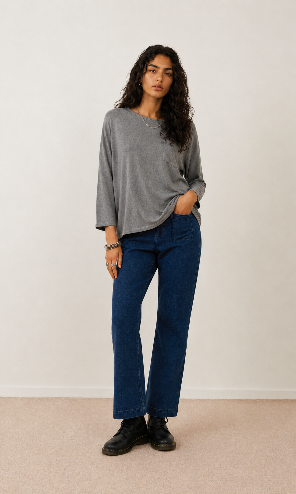 Pull laine Loreta - Gris