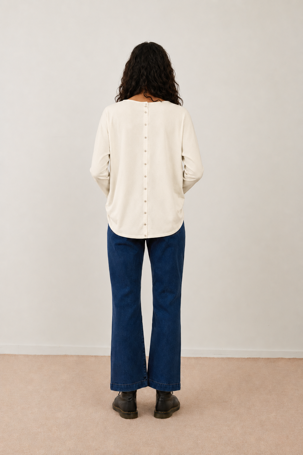 Pull laine Loreta - Ecru