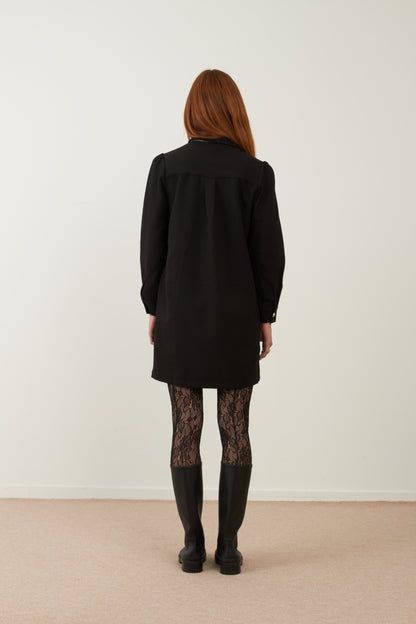 Robe courte Betty - Noir