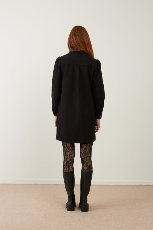 Robe courte Betty - Noir