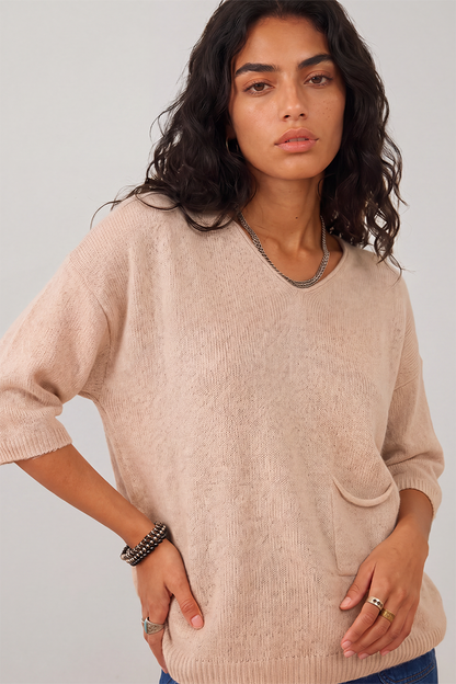 Pull angora Ida - Beige
