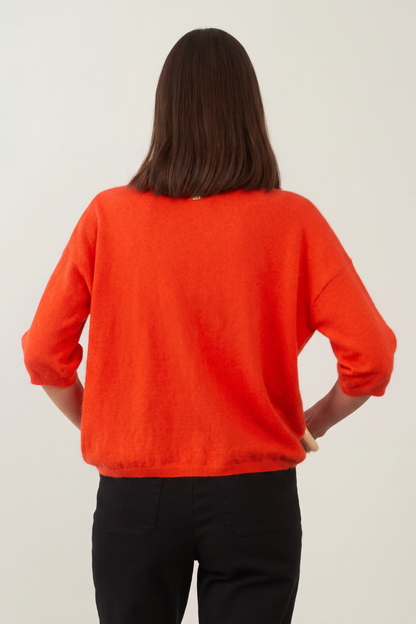 Pull angora Ida - Orange