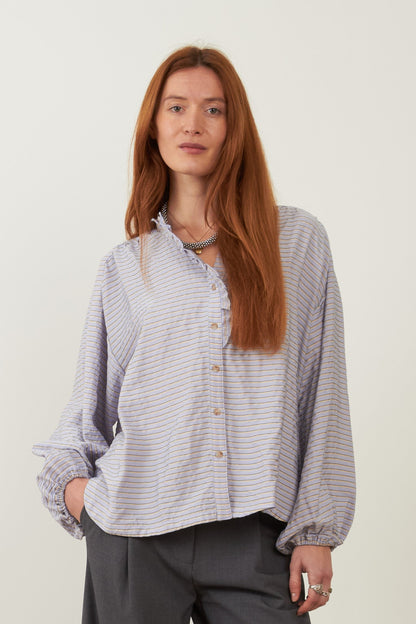 CUTE SHIRT - DENIM PLAID