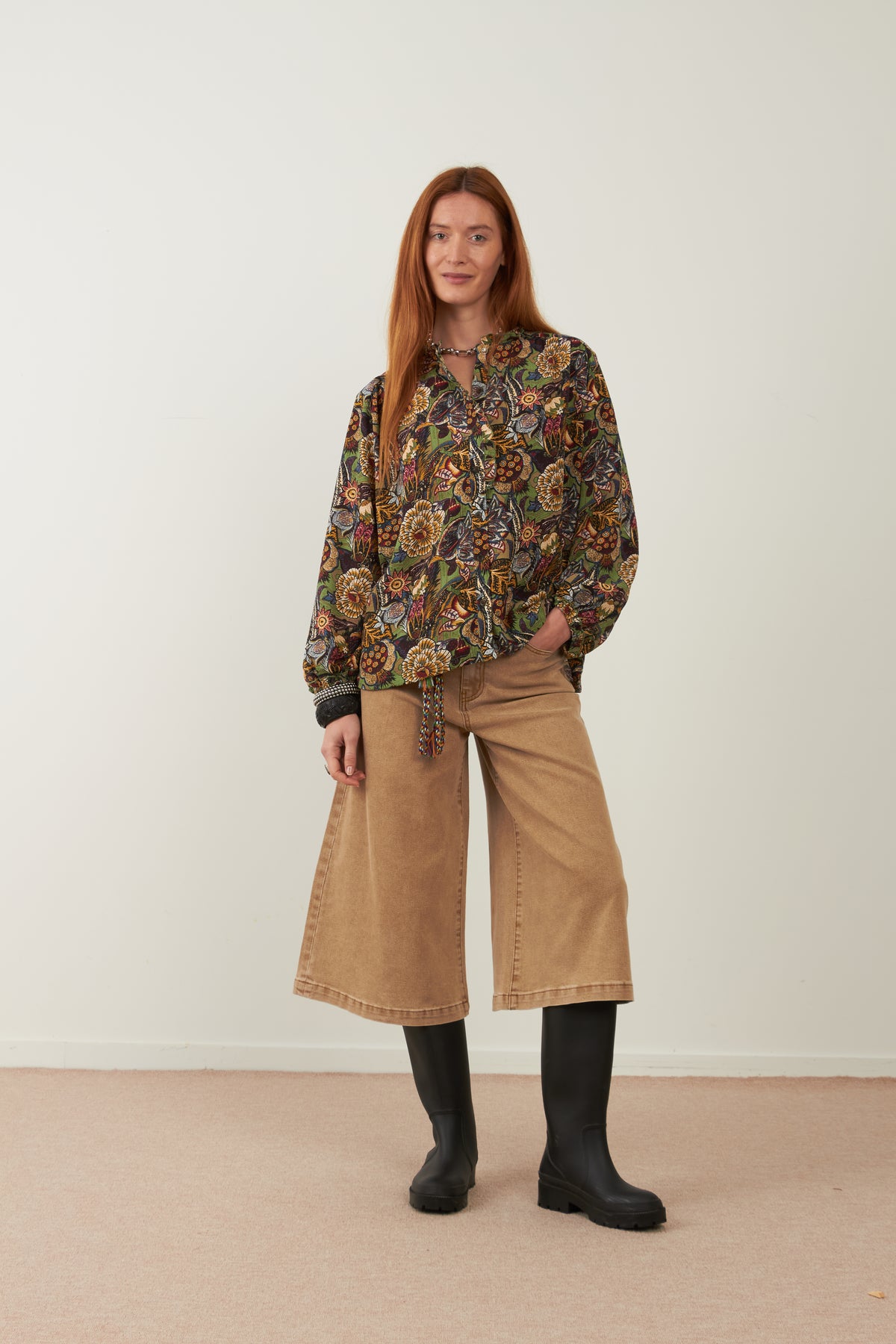 Chemise imprimé floral Cute - Steppe