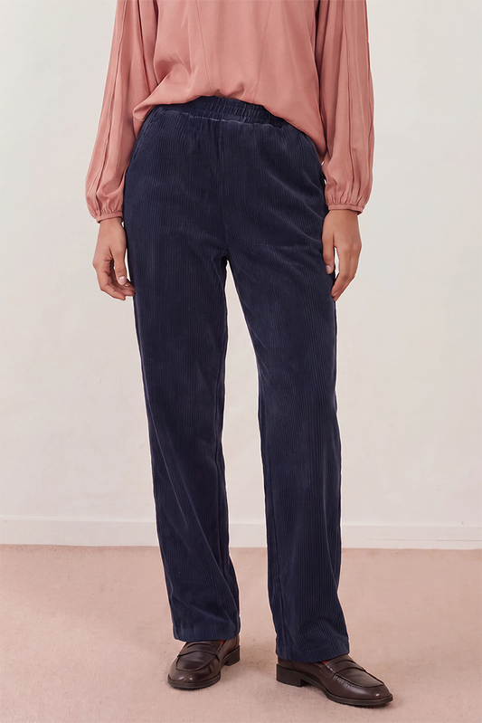 Pantalon velours Cola - Marine