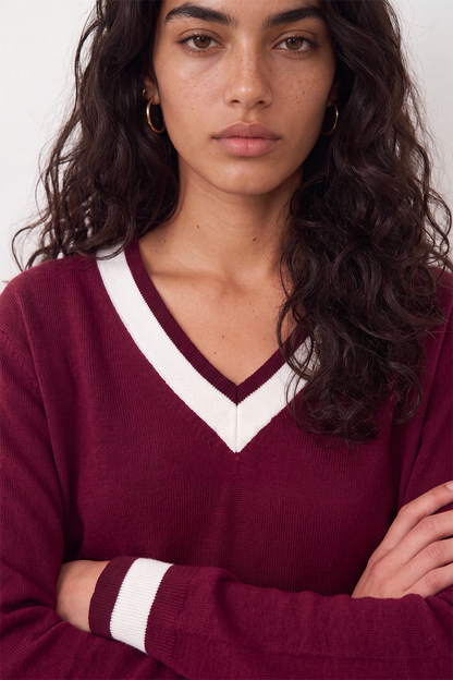 CRIQUETTE JUMPER - BORDEAUX
