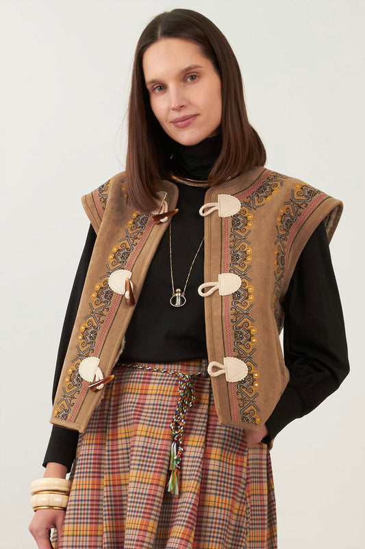 Gilet Gipsy - Camel