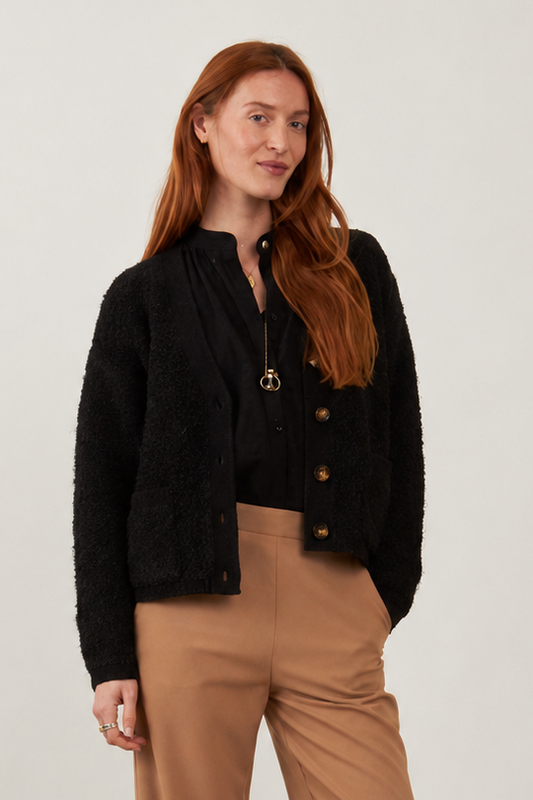 Gilet Caresse - Noir