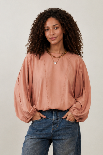 Blouse Arabesque - Blush