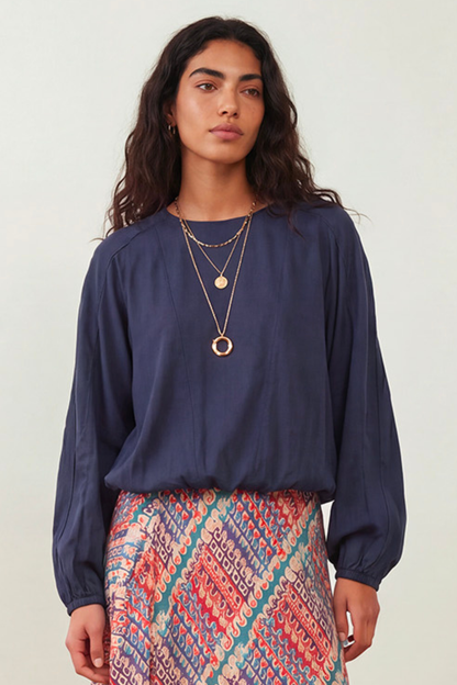 Blouse Arabesque - Navy