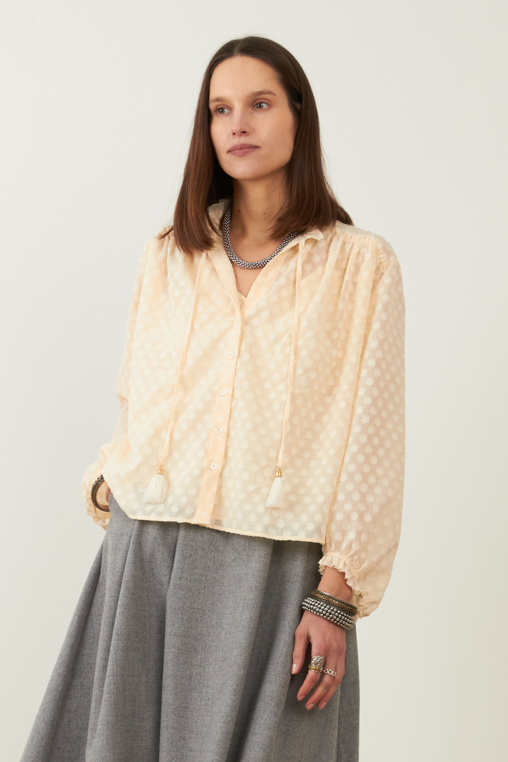 Blouse Biba - Ecru