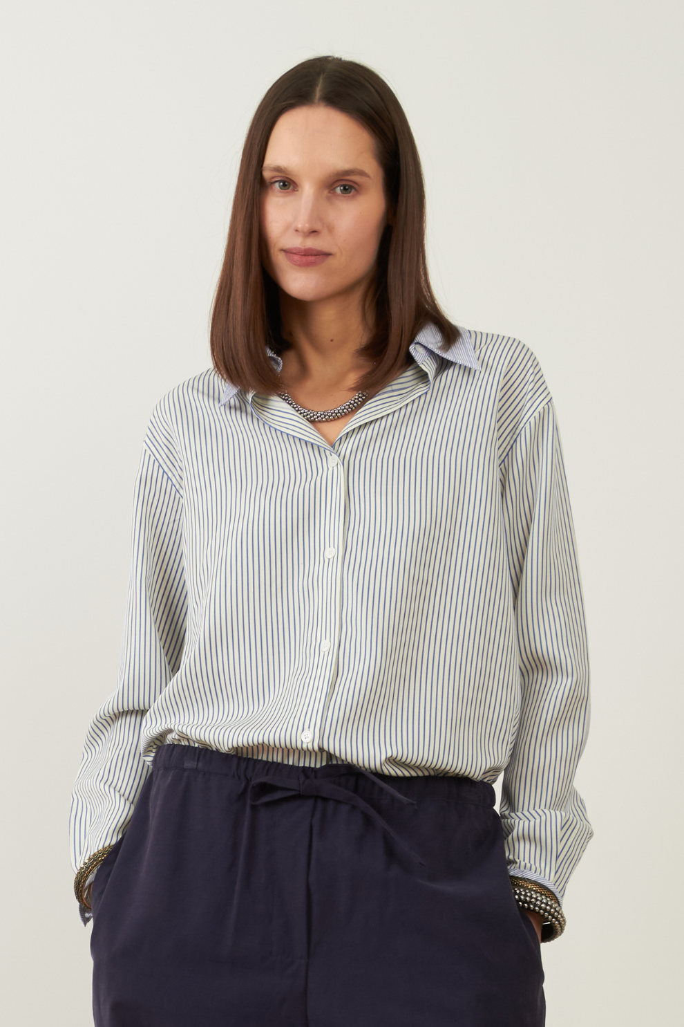 Blouse Boyish - Rayures bleues