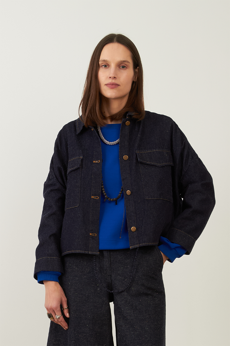 Surchemise Lylou - Denim foncé
