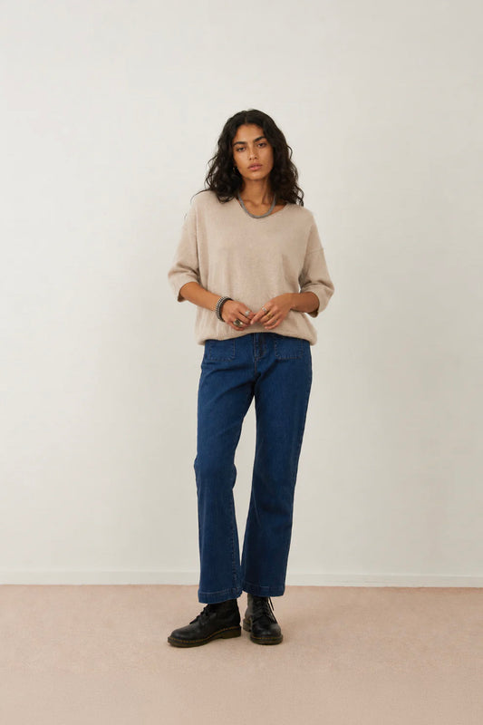 Pull angora Ida - Beige