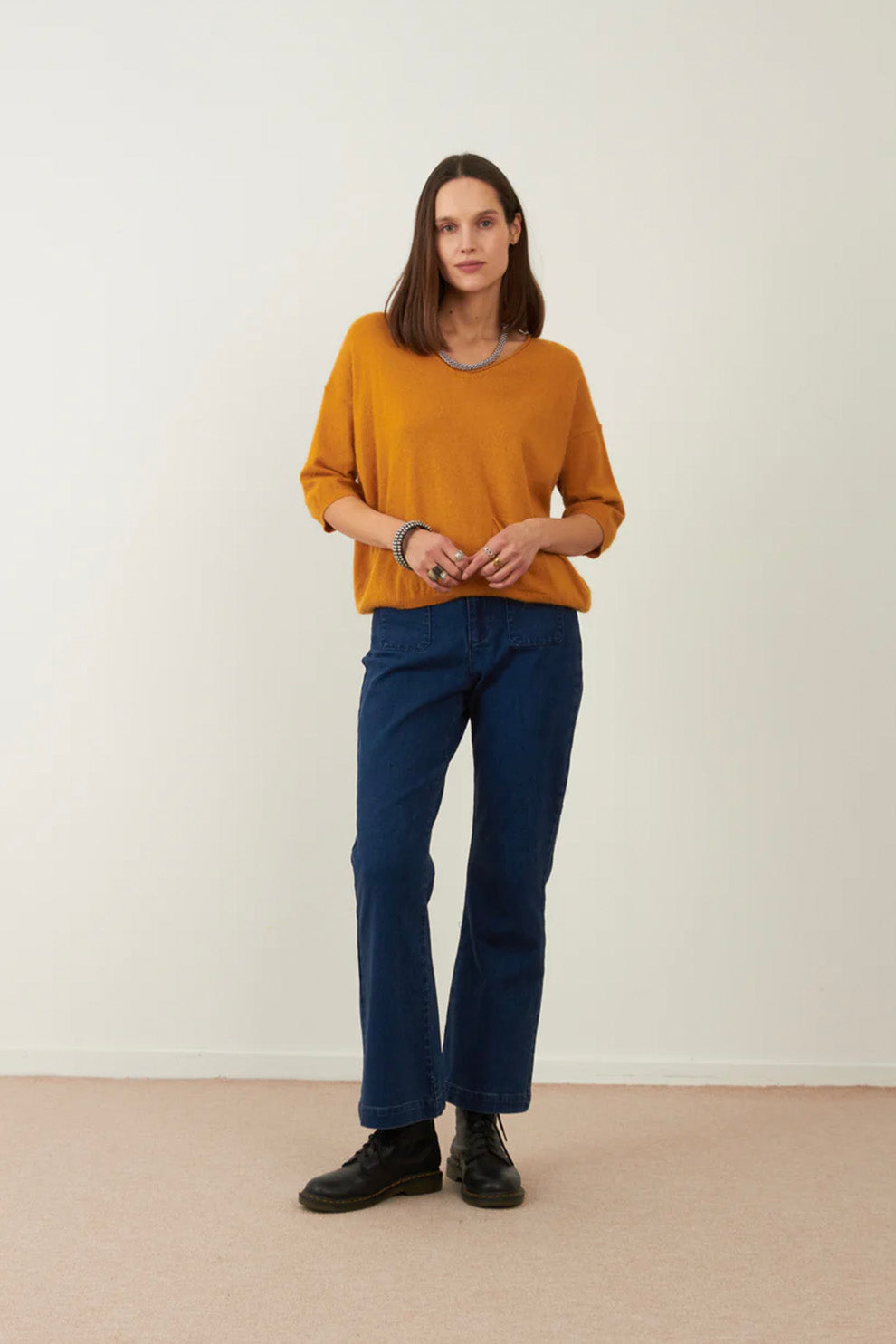 Pull angora Ida - Ocre