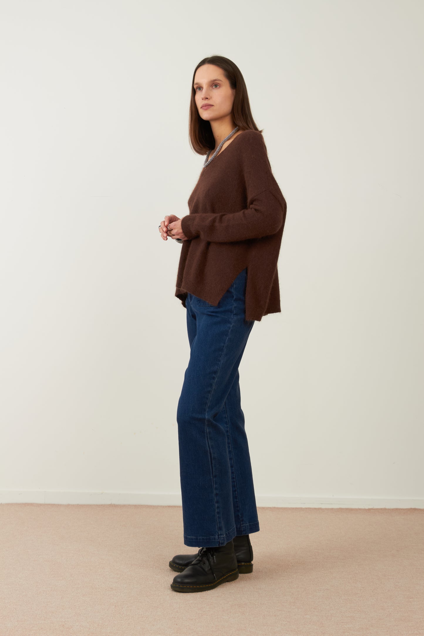 Pull angora Pim - Choco