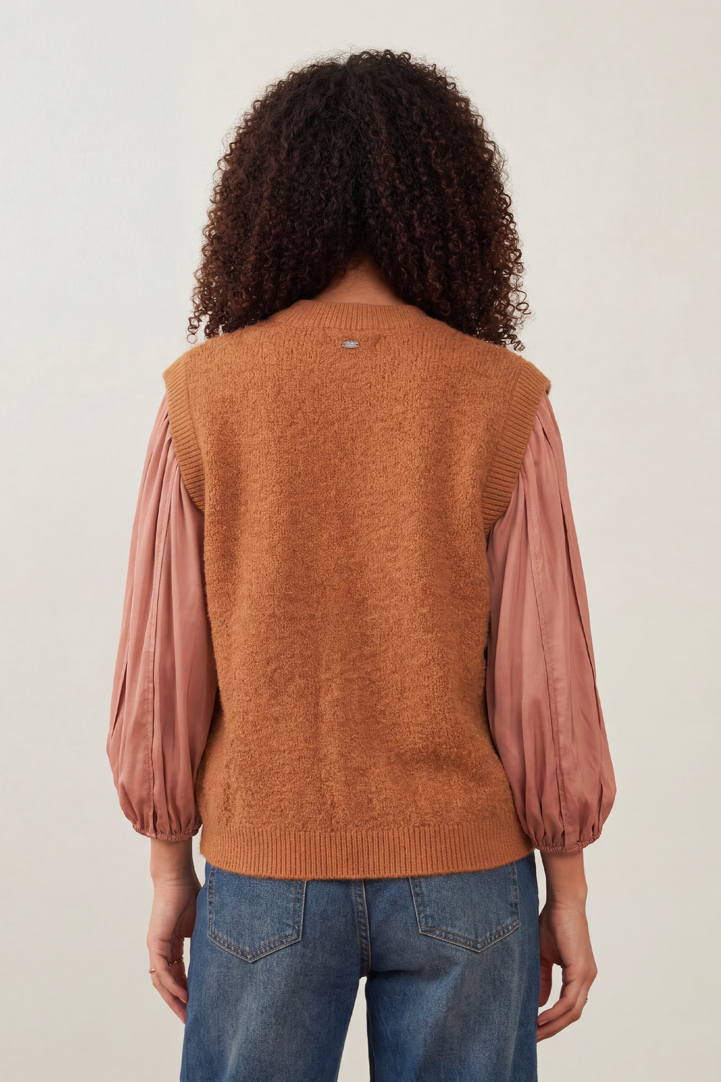 Gilet sans manches Tresor - Camel